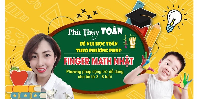 Bé vui học toán theo phương pháp FINGERMATH Nhật